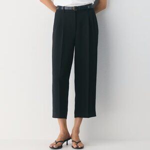 Aritzia The Effortless Pant Black - Cropped Crepette - Size 0